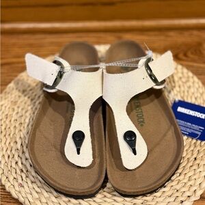 Birkenstock Sandals - White and Brown us 7 size38